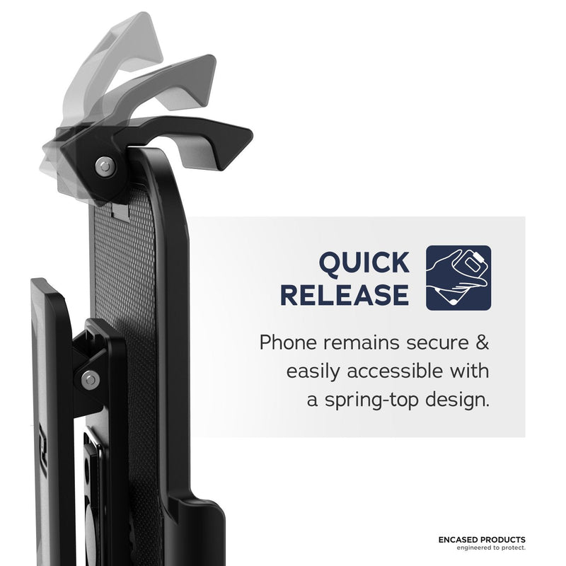 Encased Belt Clip Holster Compatible with Lifeproof Fre Series - iPhone Xs MAX 6.5" (case is Not Included)