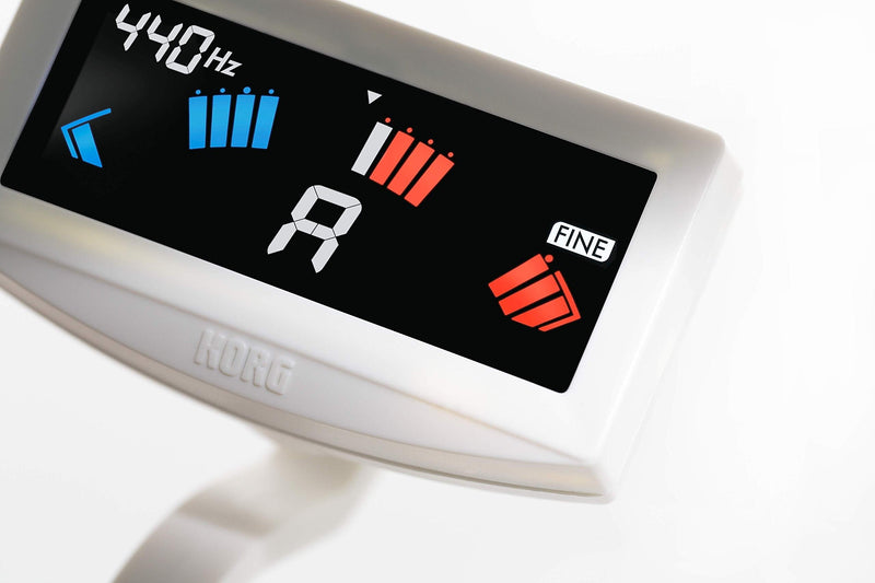 Korg Pitchcrow Clip-On Tuner White