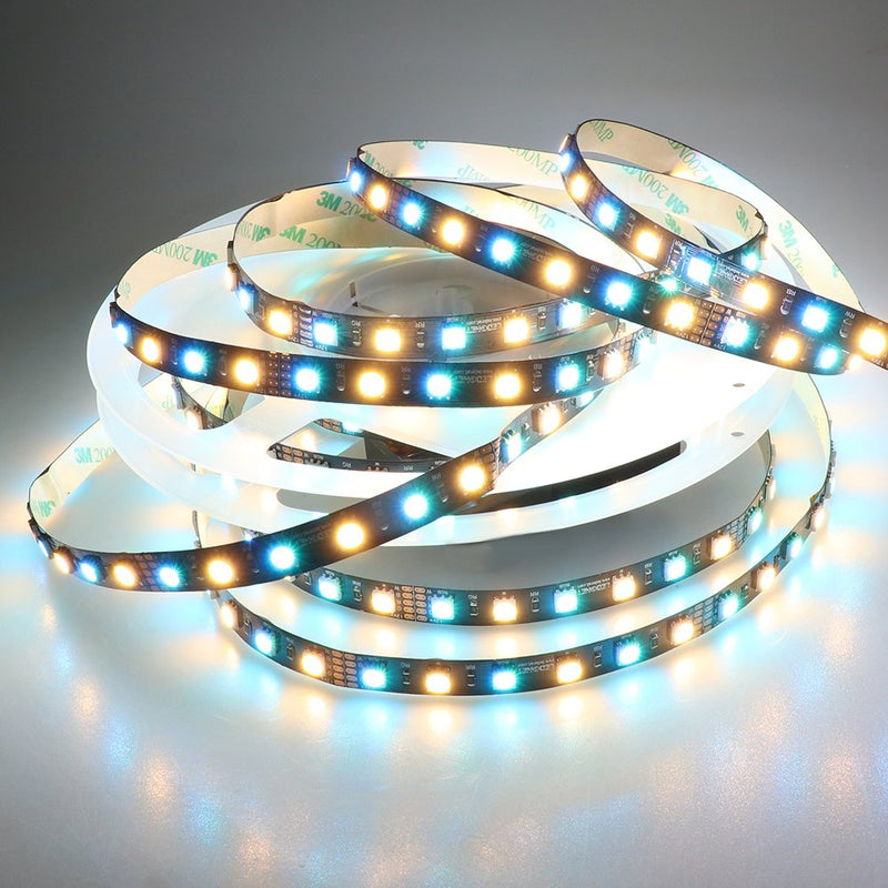 [AUSTRALIA] - LEDENET Flexible RGBWW LED Strip Lights - 12V RGB + Warm White LED Tape Light - Black PCB RGB+WW Non-Waterproof 