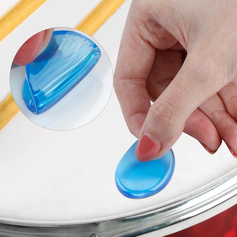 [AUSTRALIA] - 30 Pieces Drum Gel drum Dampeners Pads Silicone Drum Silencers Dampening moon gels drums Non-toxic Soft Drum Dampeners for Drums cymbals Tone Control (30 Pieces, Color Set 1) 30 Pieces 