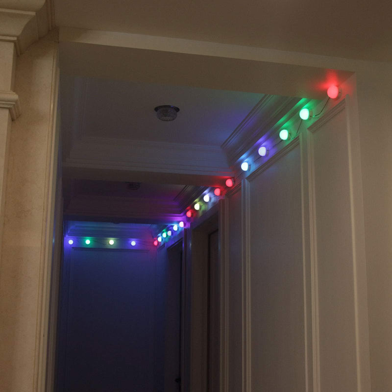 [AUSTRALIA] - SELFILA RGBW DIY Decorative Light 20 Bulbs,Color Changing LED Strip Lights with Remote for Home Lighting Kitchen Bed Letter Lights Sign for Bar Home Decoration 