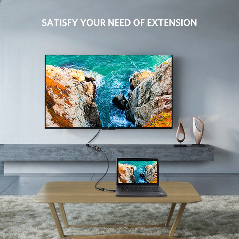 UGREEN VGA Extension Cable SVGA Male to Female HD15 Monitor Video Adapter Cable Support 1080P Full HD for Laptop, PC, Projector, HDTV, Display (10FT) 10FT