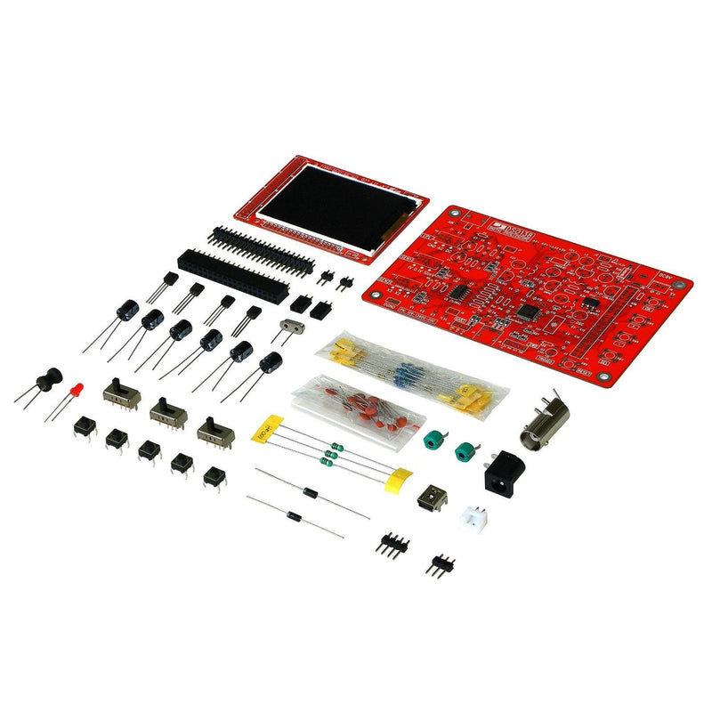 Nooelec Oscilloscope DIY Kit (replacement for DSO138) Bundle. Includes 100MHz Scope Probe, Clip Probe & ESD-Safe Silicone Mat