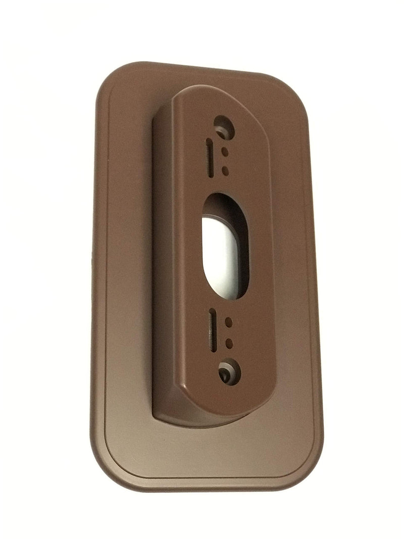 Ade Advanced Optics Wall Plate and 30 Degree Angled Mount Combo for Nest Hello - Coffee