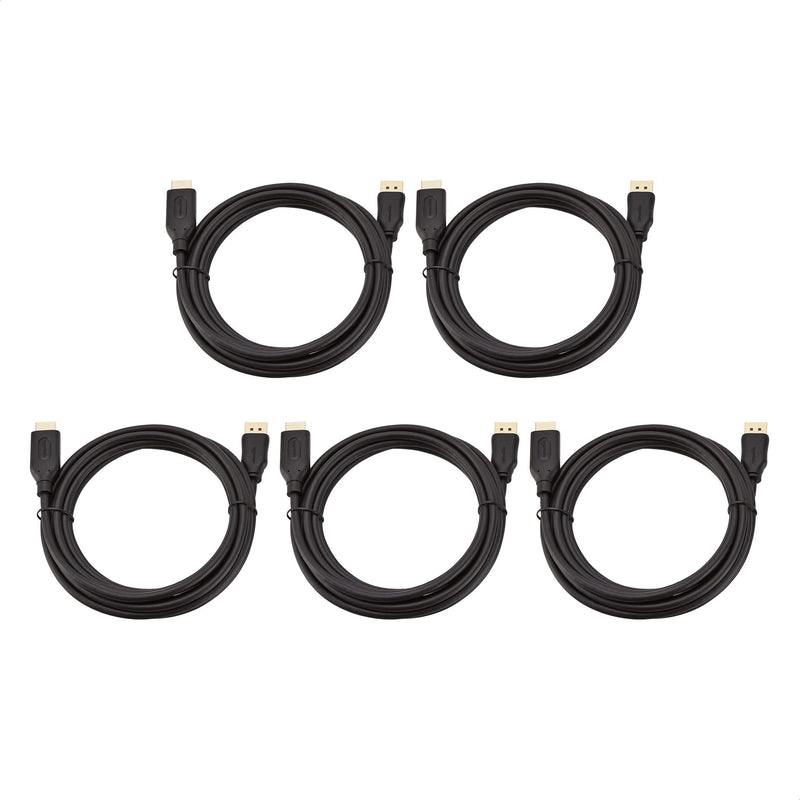 Amazon Basics DisplayPort to HDMI Cable - 10 Feet, 5-Pack Single