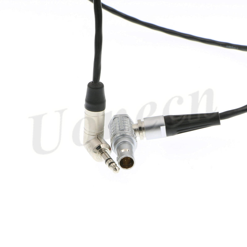 [AUSTRALIA] - Uonecn Sound Device Time Code Cable Right Angle 3.5mm to 0B 5 pin Male Tentacle Sync Adapter Cable 