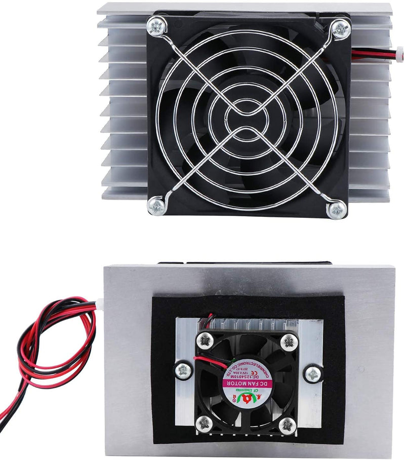 Bettomshin 1pcs Silver High Power Heatsink Kit Aluminum Heatsink Heat Diffuse Cooling Fin 100x40x20mm for Cooling IC Chips 3D Printer