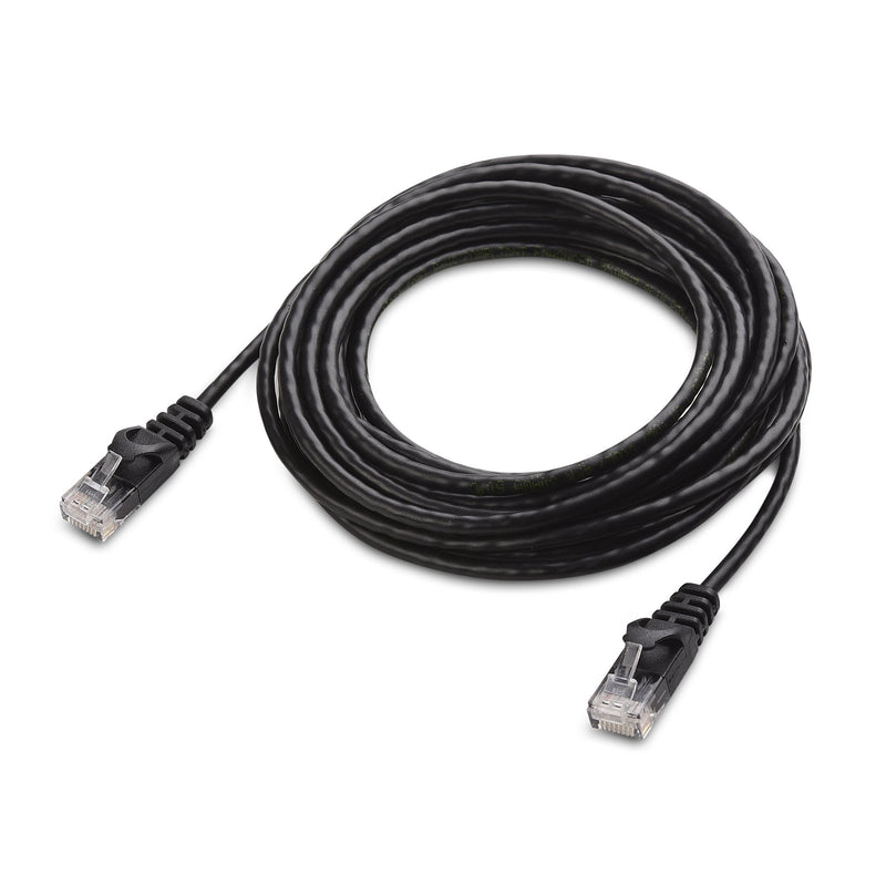 [AUSTRALIA] - Cable Matters 10Gbps 5-Pack Snagless Cat 6, Cat6 Ultra Thin Ethernet Cable 14 ft (Thin Cat6 Cable) in Black 