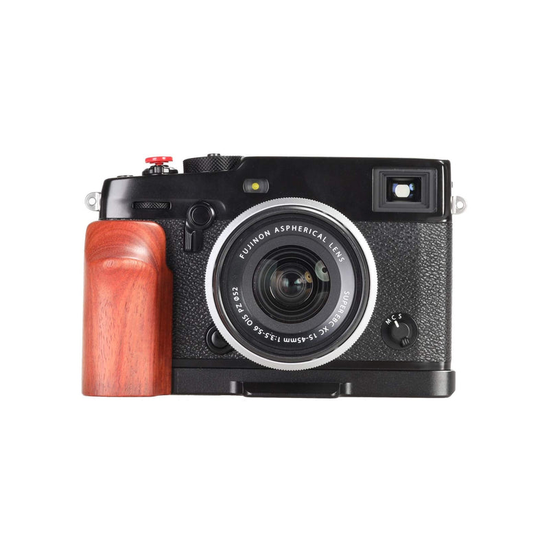 WEPOTO XPRO3 Hand Grip Quick Release Plate L Bracket Compatible with Fujifilm X-PRO3 Camera -Aluminium Padauk (GP-XPRO3-R)