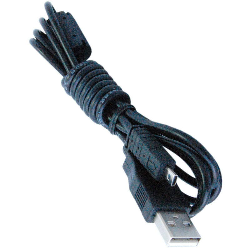 HQRP USB Data Transfer Cable Compatible with Sony Cyber-Shot DSC-W630 DSC-W650 DSC-W670 DSC-W690 DSC-W710 DSC-W730 DSC-S650 DSC-S700 DSC-S730 DSC-S750 DSC-S780 DSC-S800 Digital Camera Cord