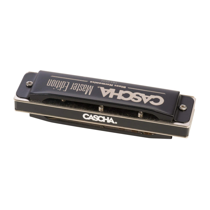 CASCHA Master Edition Blues Harmonica, high-quality harmonica in G-major with soft case and care cloth, blues organ