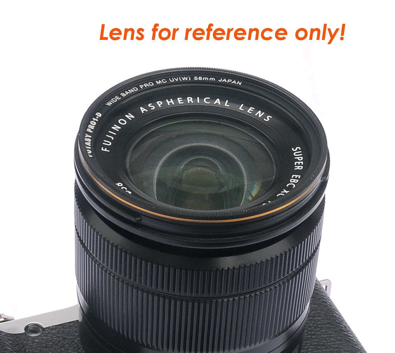 Fotasy 58mm Ultra Slim UV Protection Lens Filter, Nano Coatings MRC Multi Resistant Coating Oil Water Scratch, 16 Layers Multicoated 58mm UV Filter Black