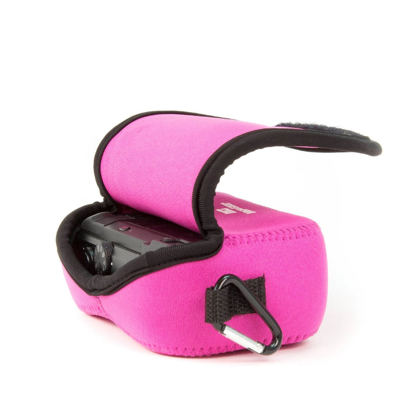 MegaGear MG1248 Canon PowerShot SX740 HS, SX730 HS, SX720 HS, SX710 HS, G16, G15 Ultra Light Neoprene Camera Case - Hot Pink