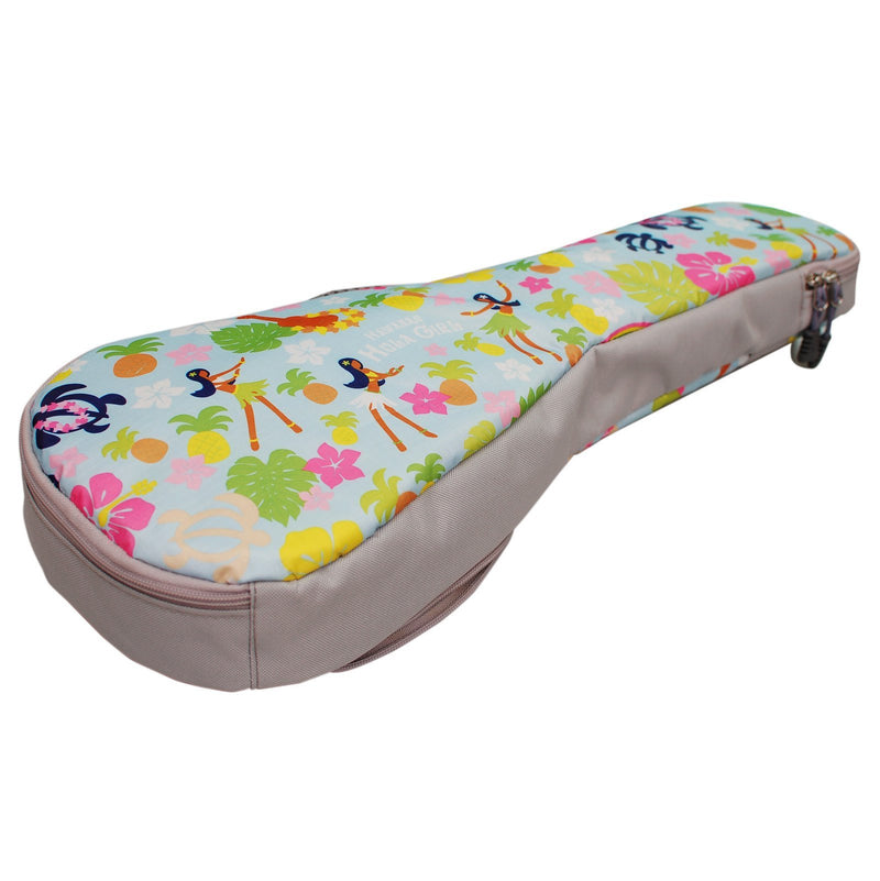 MUSIC FIRST 21" Soprano"HULA GIRL" Ukulele Bag Ukulele Case Ukulele Cover, New Arrial, Original Design