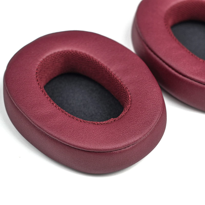 [AUSTRALIA] - MOLGRIA Ear Pads Cushion, Replacement Protein Leather Earpads for Skullcandy Crusher Wireless Crusher Evo ANC HESH 3.0 Over-Ear Headphones(Deep Red) Deep Red 