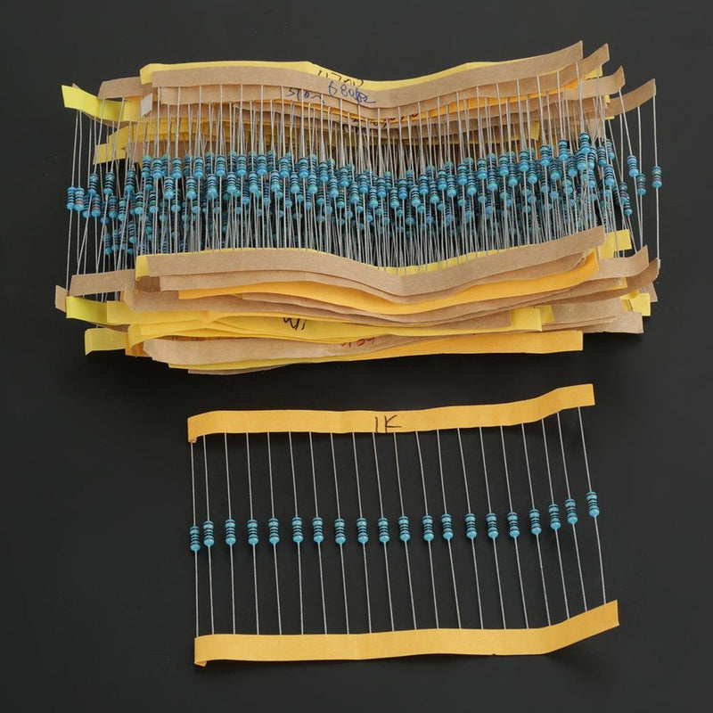 1390pcs Electronic Components Kit Assortment 100 LEDs +100 Diodes +170 Transistor +120 Electrolytic Capacitors + 600 Resistors + 300 Ceramic Capacitors