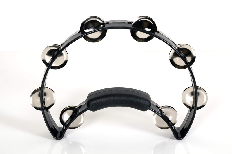 RhythmTech Tambourine, Black, inch (RT1210)