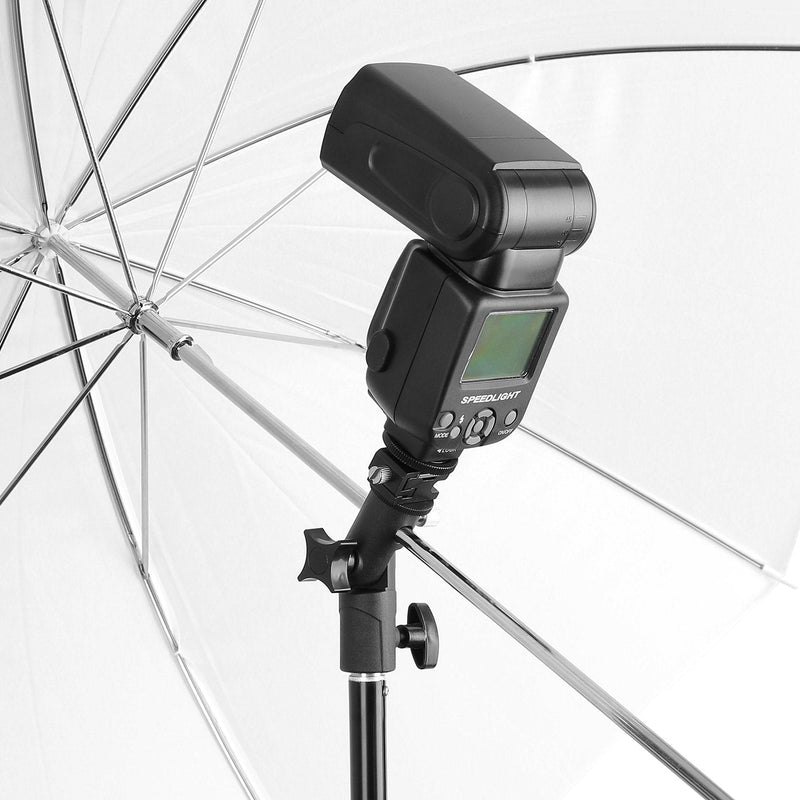 Camera Flash Speedlite Mount, ChromLives Professional Swivel Stand Light Bracket, Umbrella Bracket Shoe Holder E Type Compatible with Canon Nikon Pentax Olympus Nissin Metz, Other Speedlite Flashes flash stand