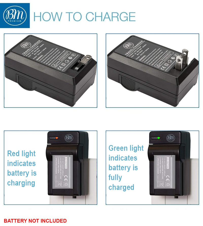 BM EN-EL19 Battery Charger (MH-66 replacement) for Nikon Coolpix A300, W100, W150, S3100, S3200, S3300, S3500, S3600, S3700, S4100, S4200, S4300, S5200, S5300, S6400, S6500, S6800, S6900, S7000 Camera