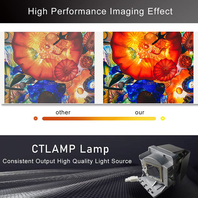 CTLAMP A+ Quality SPLAMP094 Replacement Projector Lamp SP LAMP 094 Bulb with Housing Compatible with SP-LAMP-094 INFOCUS IN124 IN126x IN2124 IN2126x IN128HDSTx IN128HDx IN2128HDx