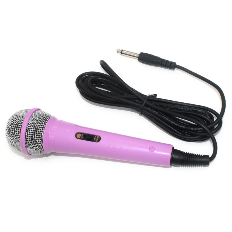 ZRAMO Professional Classic-style Pink Color microphone for kids karaoke Dynamic Microphone for Kids Sing Machine-Works with the Costco frozen machine