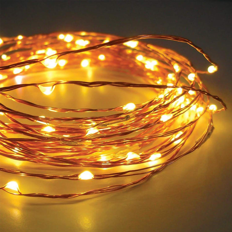 [AUSTRALIA] - Beilf 33.5ft Sound Activated Battery Powered Music Christmas Fairy String Lights, Waterproof Warm White 100LEDs, 12 Modes Indoor String Lights for Bedroom,Christmas Tree,Parties,Wedding Decoration 