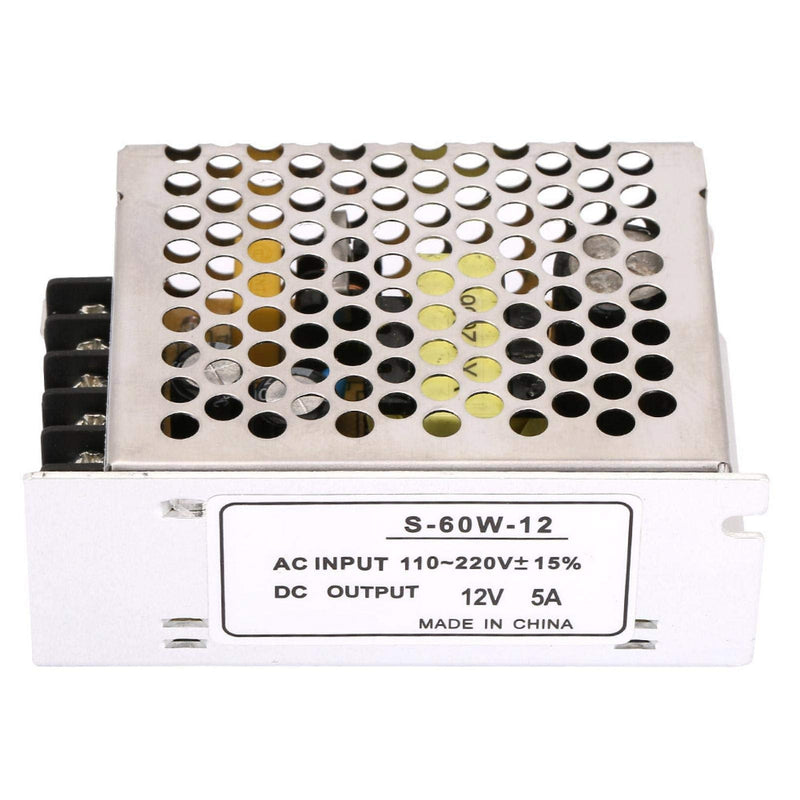 5A 12V Regulated Switch Voltage Converter Universal AC/DC Output Current Range0~5A Regulated Switch Power Supply for LED