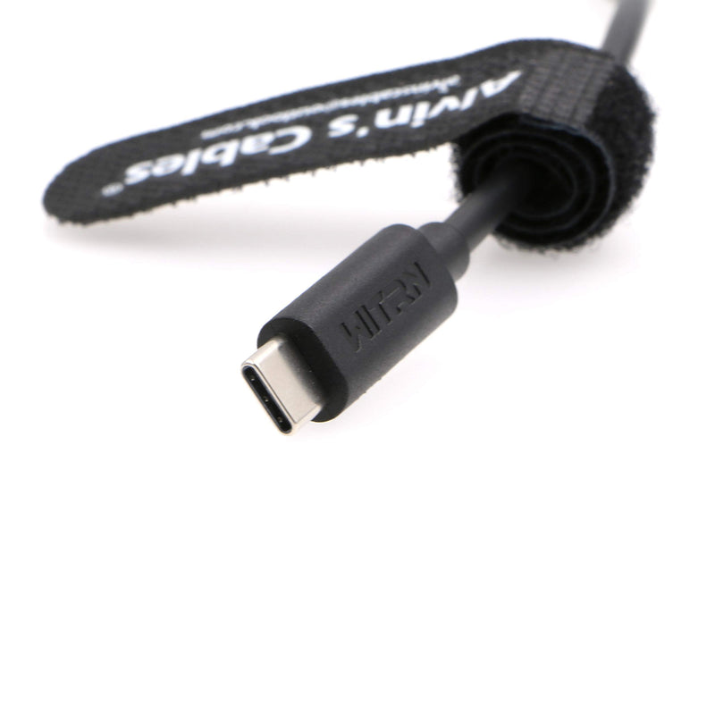 Alvin's Cables BMPCC 4K 6K Trigger Power Cable USB C Type-C PD to Weipu SF61B/S2 2 Pin for Blackmagic Pocket Cinema Camera 19.7in/50cm