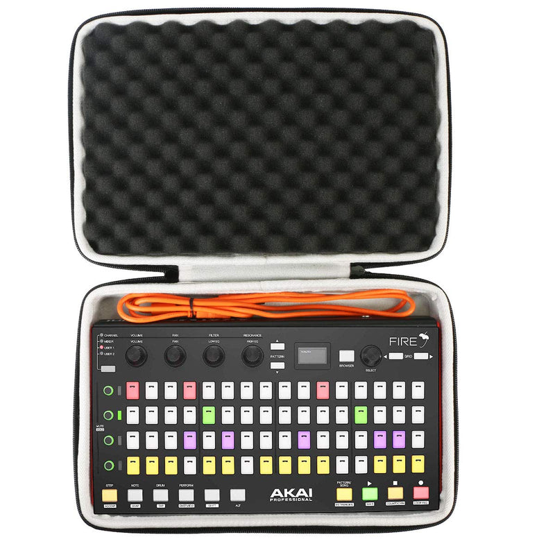 Khanka Hard Travel Case Replacement for Akai Professional MPK Mini MKII & MK3 & MPK Mini Play | 25-Key Ultra-Portable USB MIDI Drum Pad & Keyboard Controller
