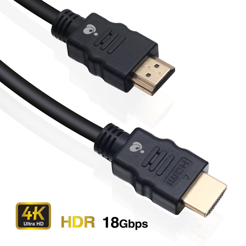 IOGEAR HDMI 4K Certified Premium Cable (9.8 Feet/3 Meter) GHDC2003, Black 3 Meter