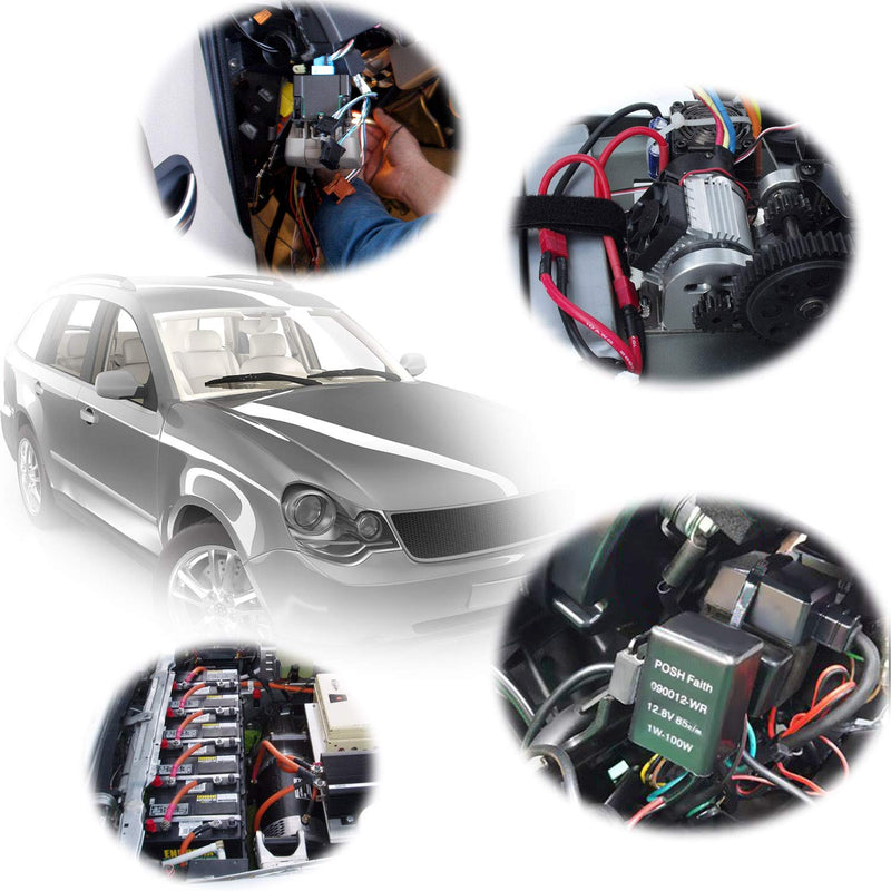 Heat Shrink Tubing Kit,14 Sizes Black Heat Shrink Tube, Shrink Ratio 2:1 Electrical Shrink Tubing Wire Large Wrap Industrial Shrink Tubes Assortment for Wires Repairs, Soldering, Automotive Wiring Multiple Sizes 1 - Black