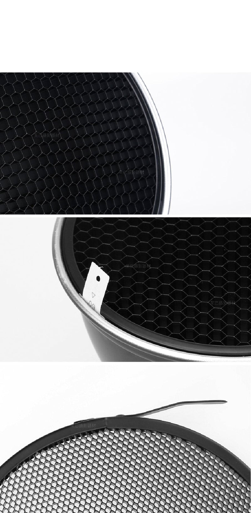 [AUSTRALIA] - Godox Standard Reflector 7"/ 18cm Diffuser with 20/40/60 Degree Honeycomb Grid for Bowens Mount Studio Light Strobe Flash 