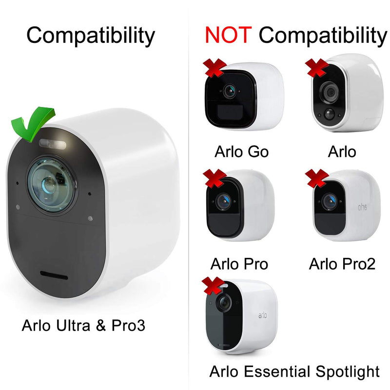 Uogw Accessories for Arlo Ultra and Arlo Pro 3, 30ft/9.1m Weatherproof Magnetic Cable and Power Adapter Continuously Charging Arlo Pro 3 and Arlo 4k Ultra- White