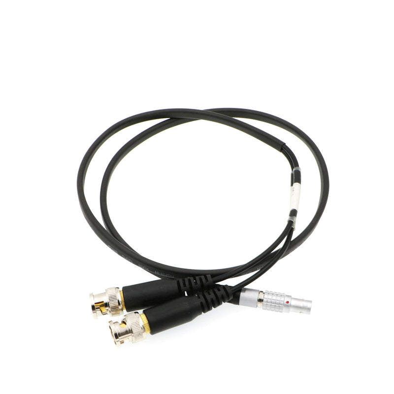 Uonecn Sound Devices XL-LB2 Timecode Input Output Cable 5 Pin Male to BNC Straight 5 Pin to BNC