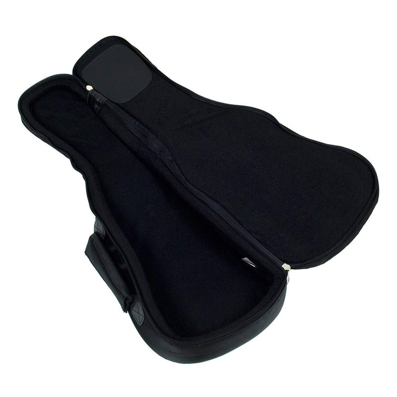 Hola! Heavy Duty SOPRANO (up to 21.5 Inch) Ukulele Gig Bag with 15mm Padding Black