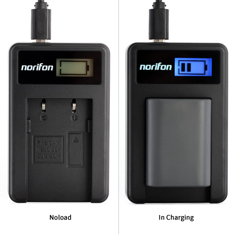 NB-2L LCD USB Charger for Canon EOS 350D 400D Optura 30 40 50 500 PowerShot G7 G9 S40 S45 S50 S60 S70 S80 ZR100 ZR200 ZR500 ZR800 ZR830 ZR900 ZR960 MV800 MV830i MV960 Camera and More