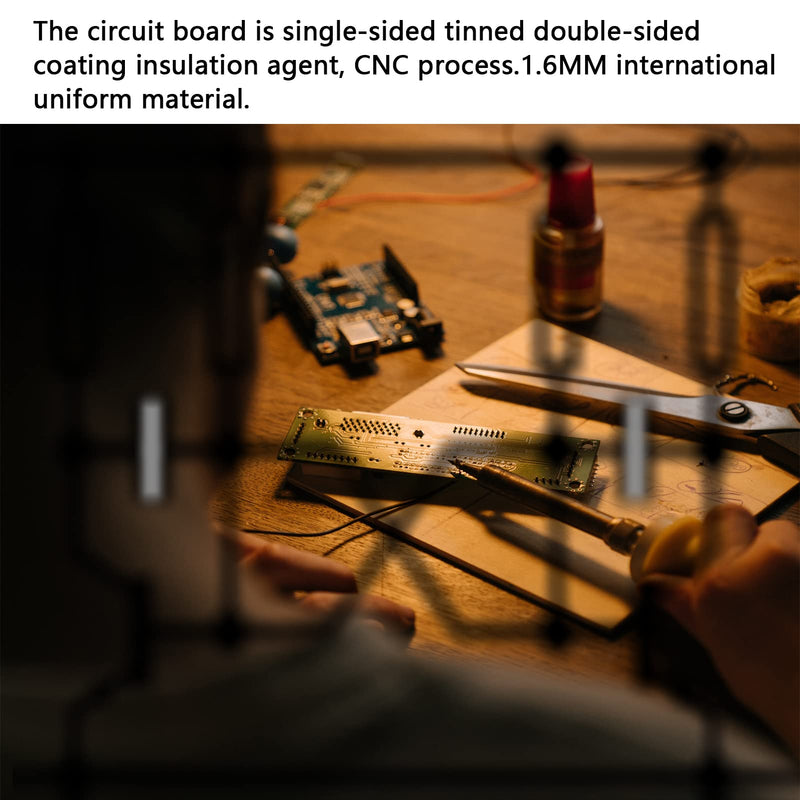 YUNGUI 20 Pcs 2x8cm PCB Board Small Prototype Boards Universal Printed Circuit Boards Breadboard for DIY Soldering Electronic Project