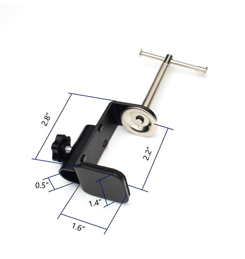 [AUSTRALIA] - Anmeilexst 2 Pcs Adjustable Work Surface Mounting Bracket Retaining Clip, Small Equipment Cantilever Bracket 