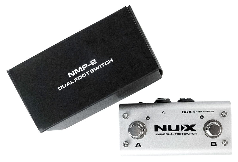 NUX Dual Foot Switch Controller for Guitar Effects & Amplifiers | NMP-2