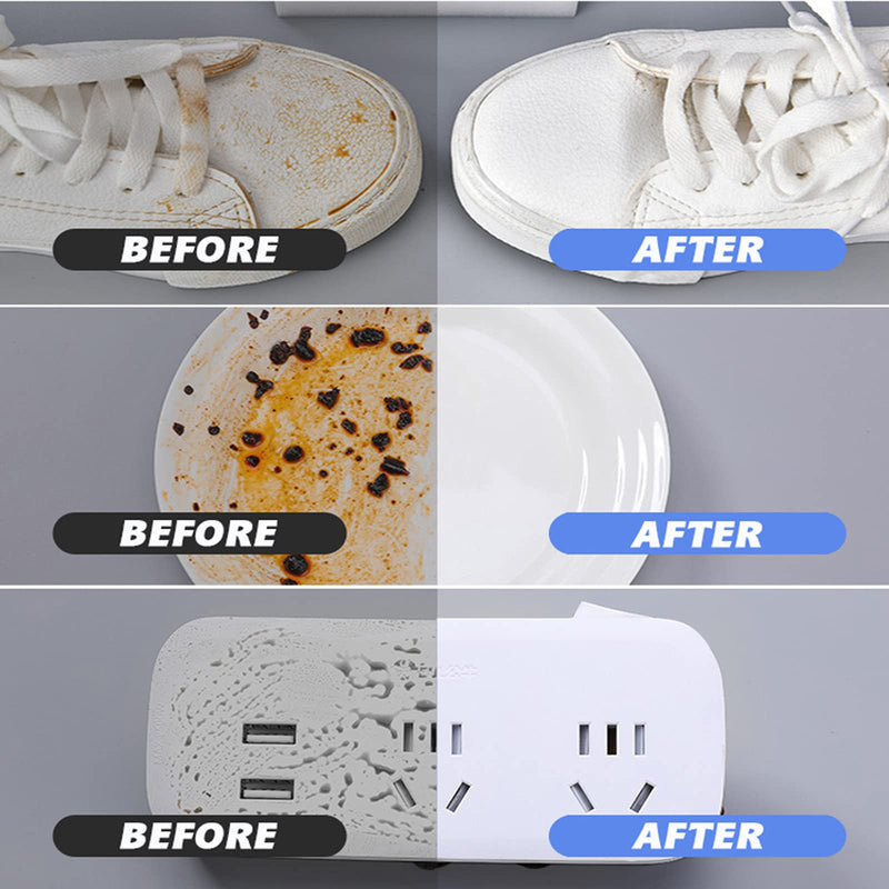 100Pack Magic Sponge Eraser Sheets, Melamine Sponge Foam, Multi-Functional Household Cleaning Non-Scratch Scrub Sponge Pads for Kitchen, Bathroom, Tub, Sink, Furniture, Car, Walls, Shoes 100pack