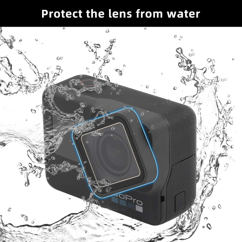 （2 Pack） ParaPace Protective Lens Replacement for GoPro Hero 6 5 Black Glass Cover Case Action Camera Accessories Kits(Gray) for GoPro hero 6/5 black 2 pcs