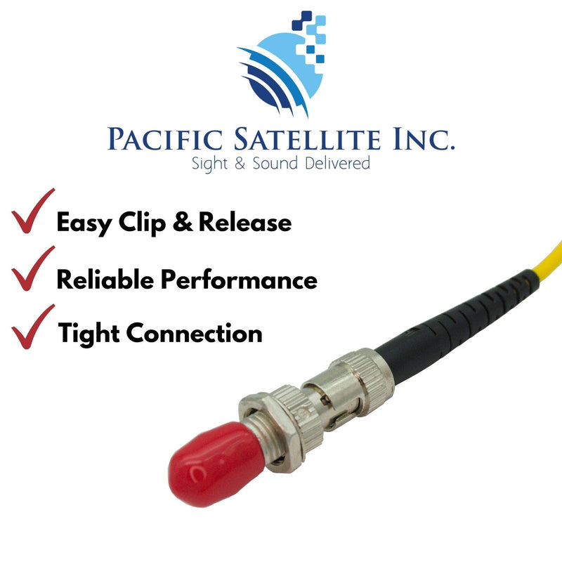 PacSatSales - Fiber Optic Couplers/Fiber Optic Connectors - Single Mode Simplex - SM SX (ST to ST) ST to ST
