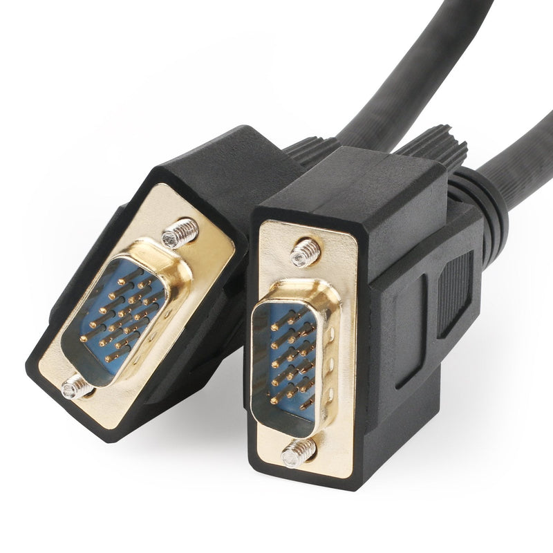 Postta VGA to VGA Cable (6 Feet) HD15 Male to Male Monitor Cable with Ferrites 6FT
