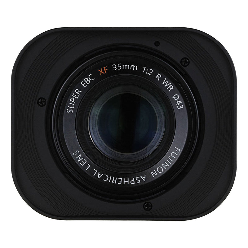 Haoge LH-X35 Bayonet Square Metal Lens Hood for Fujifilm Fuji Fujinon XF35mmF2 XF 35mm f/2 R WR and XF23mmF2 XF 23mm f2 R WR Lens on X-Pro3 X-Pro2 X-T4 X-T3 X-T30 X-T20 Replace LH-XF35-2