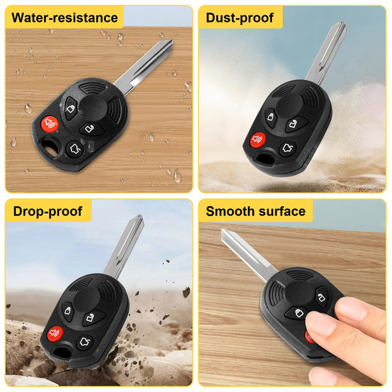 Key Fob Replacement Fit for Ford Edge Expedition Explorer Flex Fusion Mustang Taurus 2007 2008 2009 2010 2012 2012/ Lincoln Navigator Zephyr MKZ MKX MKS 2006-2010/ Mercury Milan 2006-2011,OUCD6000022