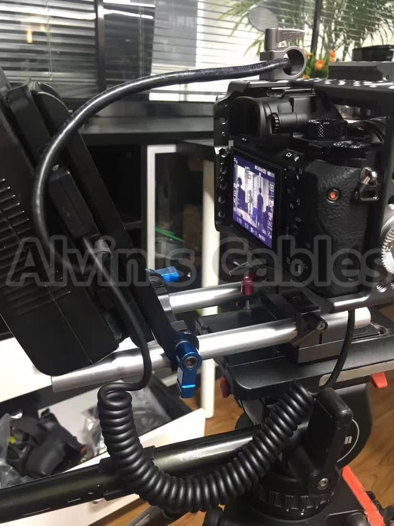 Alvin's Cables A7 Dummy Battery to D Tap Cable for Sony A7R A7S A7II NEX Series Camera