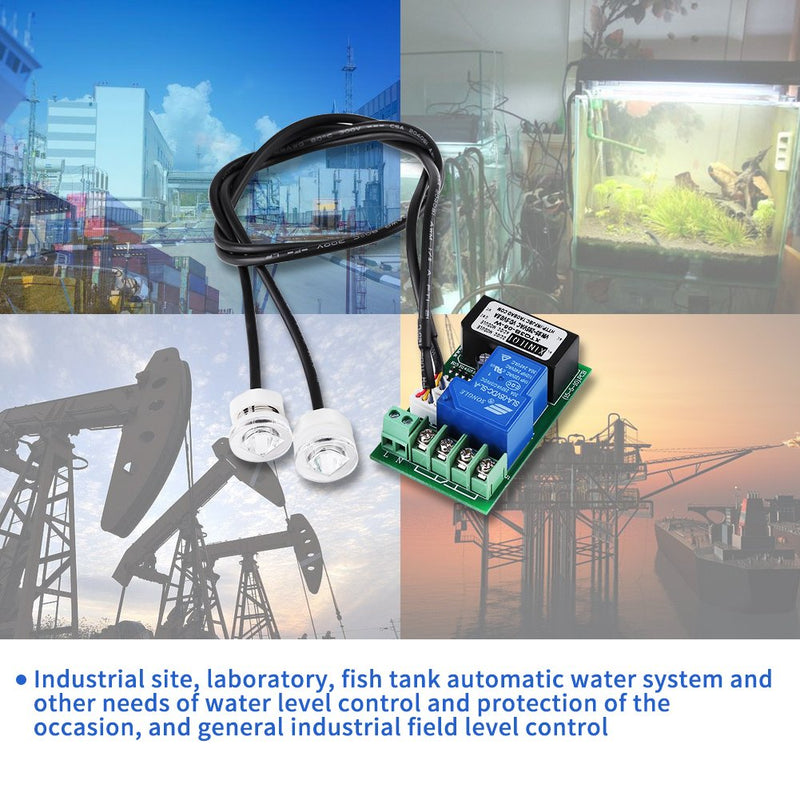 YWBL-WH Liquid Sensor,Water Level Detection Sensor Module Infrared Liquid Double-Level Alarm Control