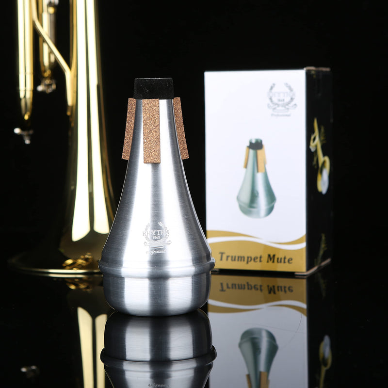 Rhythm Trumpet Mute,Trumpet Mute Silencer,Lightweight Aluminum Trumpet Practice Mute
