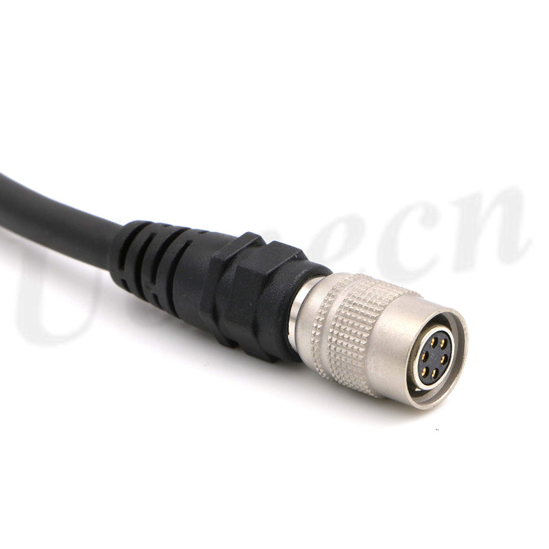 Industrial Camera Power Trigger IO Signal Cable 6 Pin Hirose Female Plug for Basler AVT GIGE Sony CCD Industrial Camera 1 Meter Injection Version 1 Meter