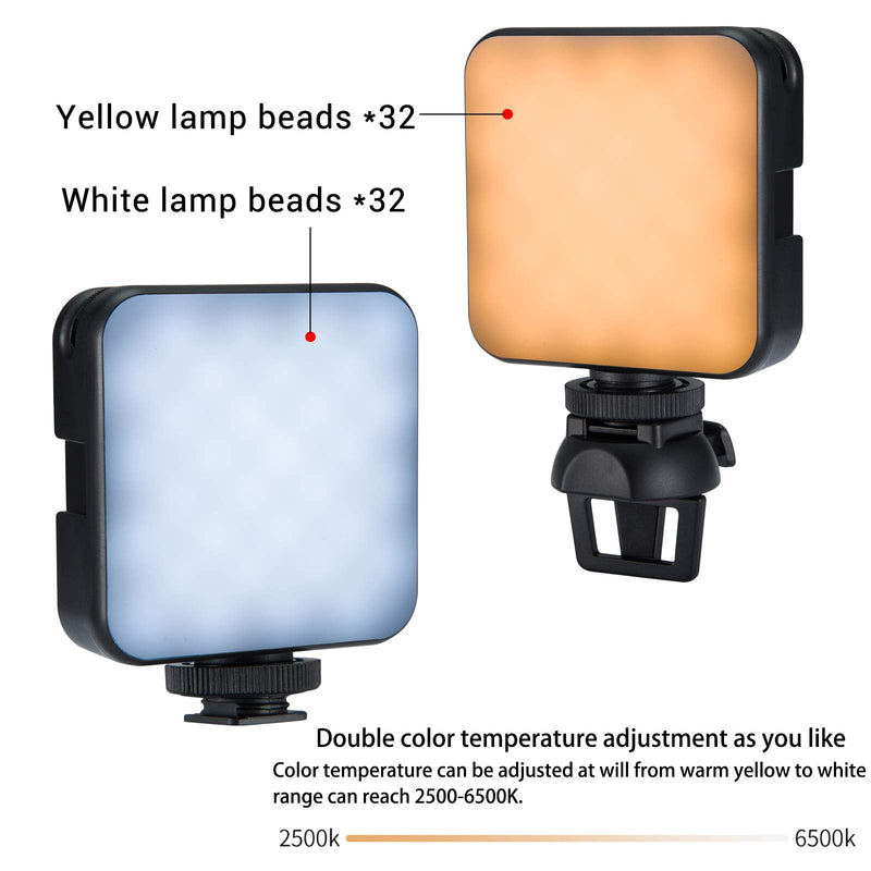 Video Conference Lighting Kit,LETWING W64 Glow Light for Streamers,Zoom Lighting,Remote Working,Lighting Accessory for Laptop,Dimmable & Rechargeable LED Video Fill Light with Computer Clip